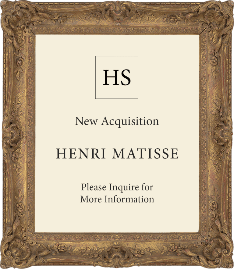 Major New Acquisition by HSFA - Henri Matisse